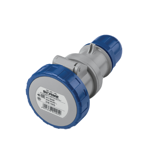 318.3243 32A 3P CEE 230V Inline Female Coupler - Online Electrical