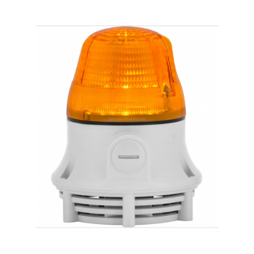 38652 Amber Surface Mount Signaling + Audible Beacon 90-240VAC - Online Electrical