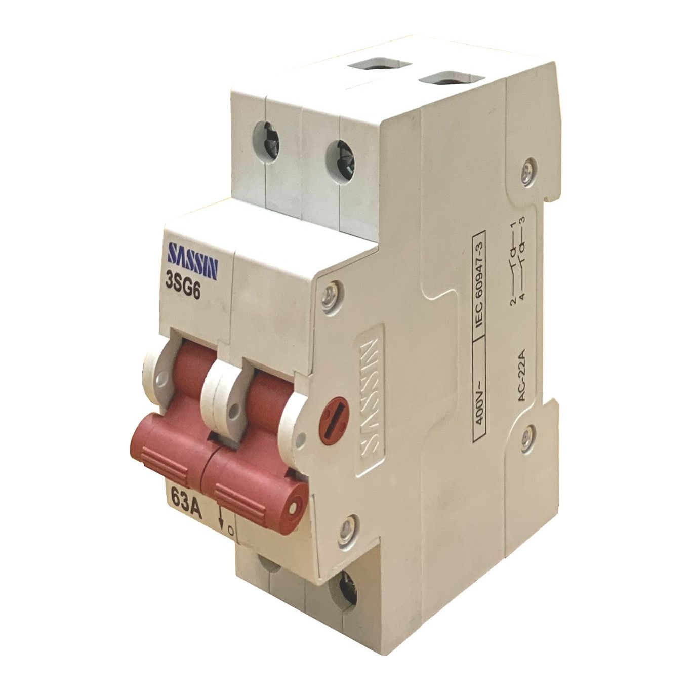 3SG6-263 2Pole 63A Modular Isolator - Online Electrical