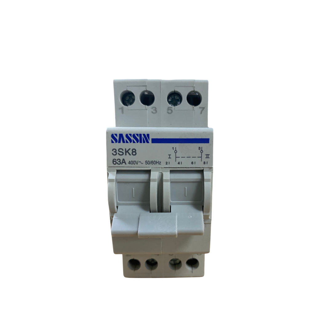 3SK8 2P 63A 400 V Change-over Switch - Online Electrical