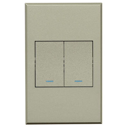 3V100 2Lever Bell Press Switch 100x50mm Veti3