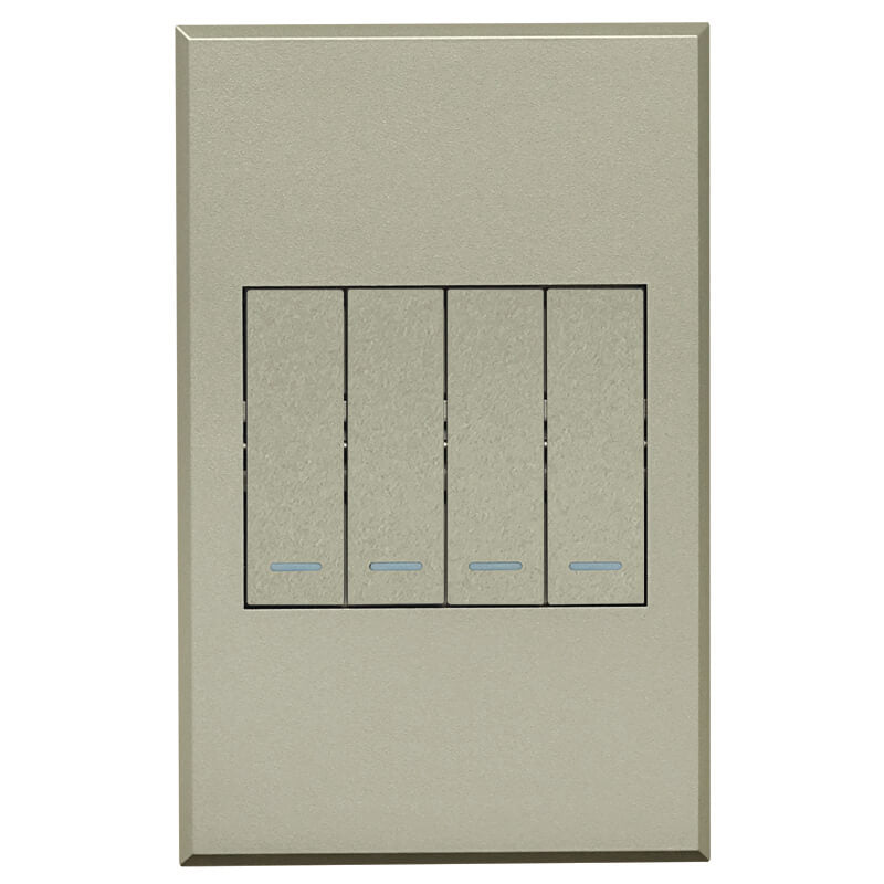 3V124 4Lever 2Way Switch 100x50mm Veti3 - Colour Options