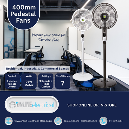 400mm Pedestal Fan