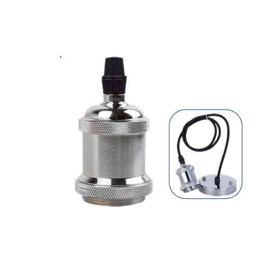 OL-PEND- Aluminium E27 Lamp Holder - Various Colours