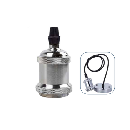 OL-PEND- Aluminium E27 Lamp Holder - Various Colours