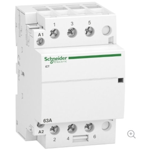 A9C20863 iCT 63A 3NO 220-240V 50Hz Contactor - Online Electrical
