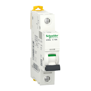 A9F64116 Acti9 iC60A 1P 16A 6KA C Curve Breaker - Online Electrical