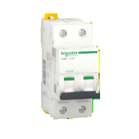 A9F64202 Acti9 iC60A 2P C 2A 6KA C Curve Breaker - Online Electrical