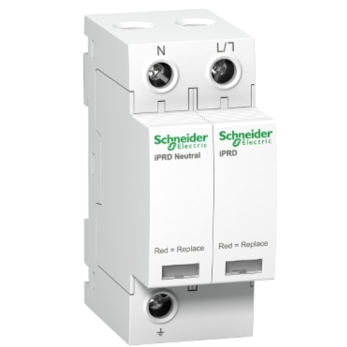 A9L65501 Product picture Schneider Electric
iPRD65r modular surge arrester - 1P + N - 350V - with remote transfer