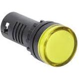 AD22-22DSY01 Yellow Pilot Light 12V - Online Electrical