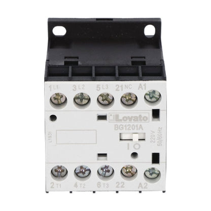 BG1201 12A 3Pole 5.5KW 1NC Miniature Contactor