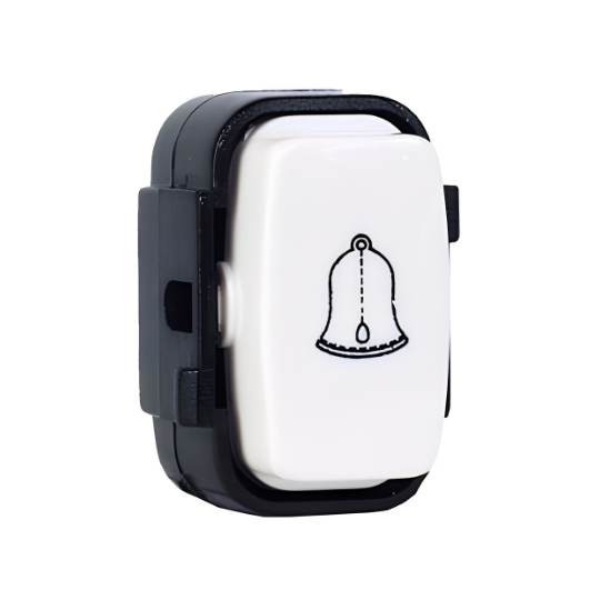 BI661-P Bell Push Insert 4A White - CBI Range