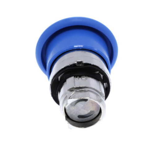 ZB4BC6 Blue Mushroom Push Button Head