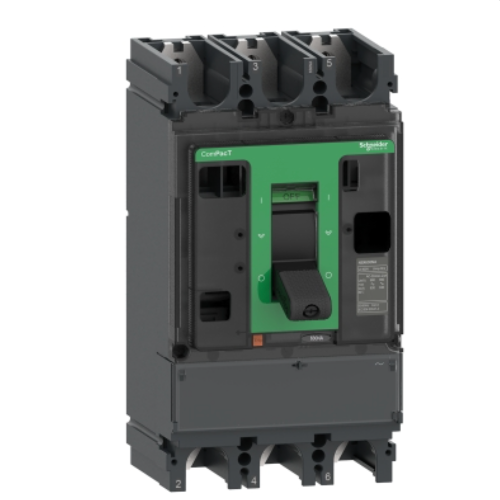 Switch disconnector ComPacT NSX400NA. 3 poles. 400A. AC22A. AC23A