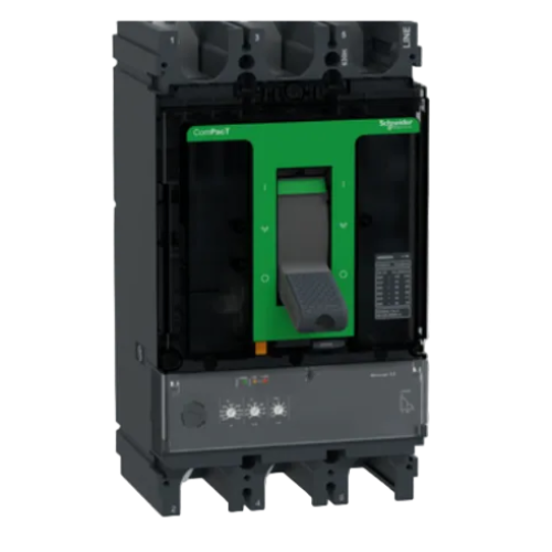 Circuit breaker ComPacT NSX400F. 36kA at 415VAC. MicroLogic 2.3 trip unit 400A. 3 poles 3d