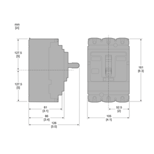 C253250S NSX250NA 3P 250A Switch Disconnector