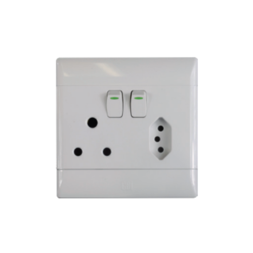CBi Switched Socket Outlets 4 x 4 -250 Vac-16A - Online Electrical