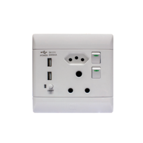 CBi Switched Socket Outlets 4 x 4 -250 Vac-16A - Online Electrical