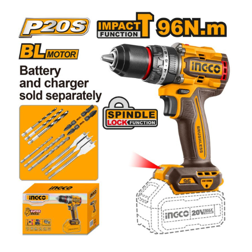 CIDLI209681 20V Lithium-ion Cordless Impact Drill Kit