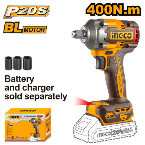 CIWLI20451 20V Power Share and Cordless Impact Wrench 405Nm 1/2"