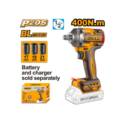 CIWLI20401 20V PS+C/L IMPACT WRENCH 400Nm 1/2"
