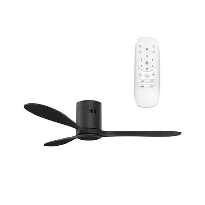 Ceiling Fan Hugger 3Blade 1320mm + Remote - No Light