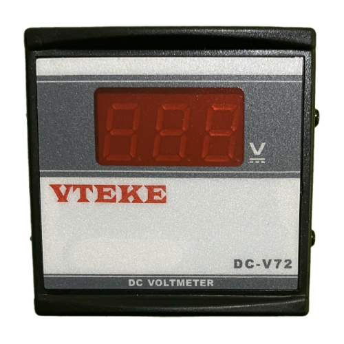 DC-V72 Digital Voltmeter 72X72mm 1-300VDC - Online Electrical