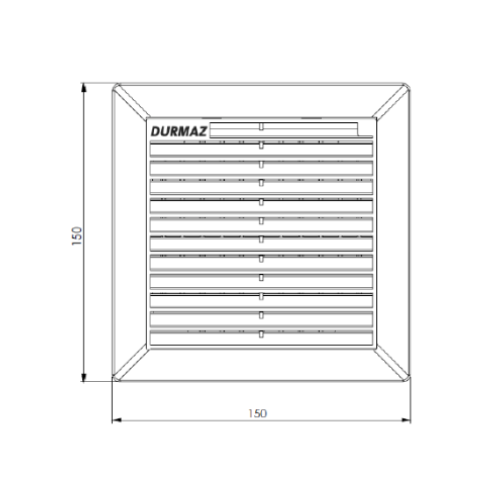 DFF1501 150X150MM 220V FILTER/FAN