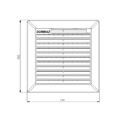 DFF1501 150X150MM 220V FILTER/FAN