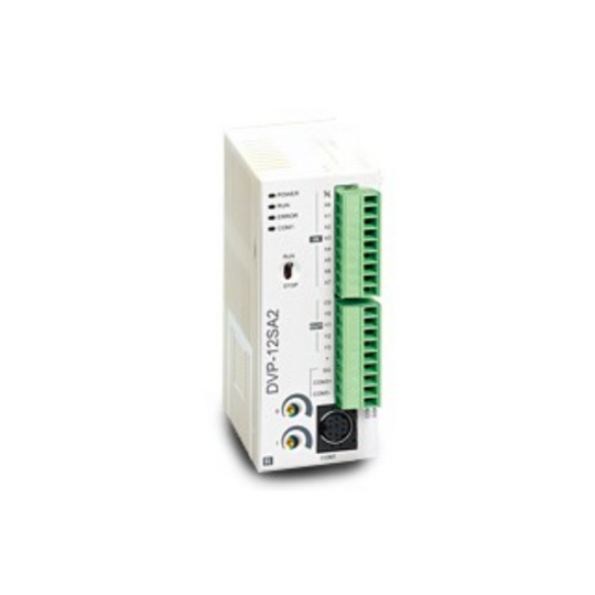 DVP12SA211R 24VDC Advanced Compact Slim PLC