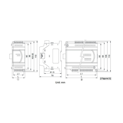 DVP24XP200R 16DI 8DO Extension Relay ES2/EX2/EH