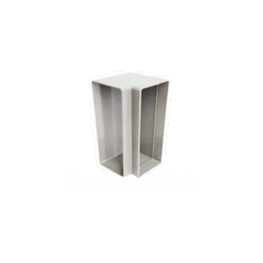 ECO1 Single Compartment PVC Power Skirting Horizontal Bend