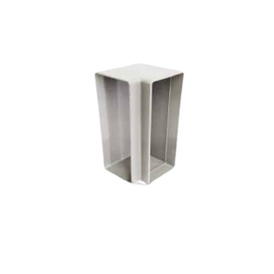 ECO2 Double Compartment PVC Power Skirting Flat Vertical Elbow