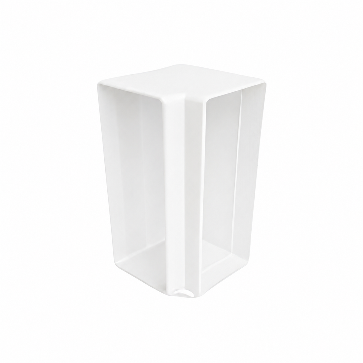 ECO2 Double Compartment PVC Power Skirting Flat Vertical Elbow