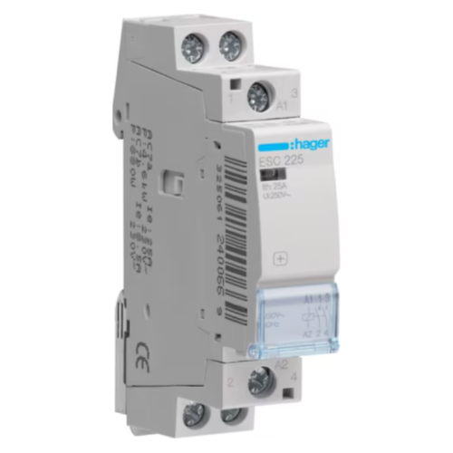 ESC225 25A 230VAC 2NO Modular Standard Contactor - Online Electrical