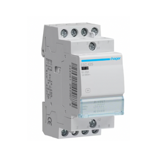 ESC425 25A 230VAC 4NO Modular Standard Contactor - Online Electrical