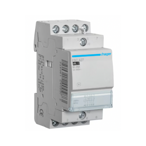 ESC427 25A 230VAC 2NO+2NC Modular Standard Contactor - Online Electrical