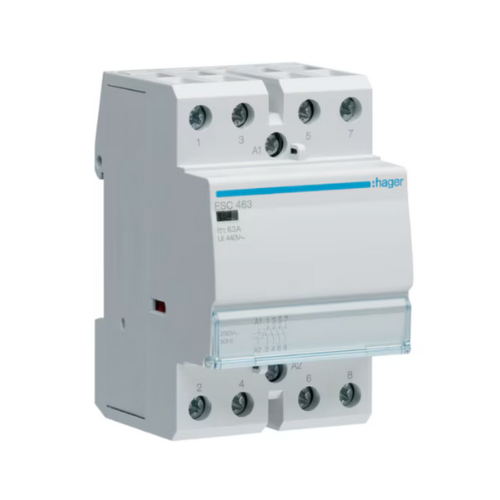 ESC463 63A 230VAC 4NO Modular Standard Contactor - Online Electrical