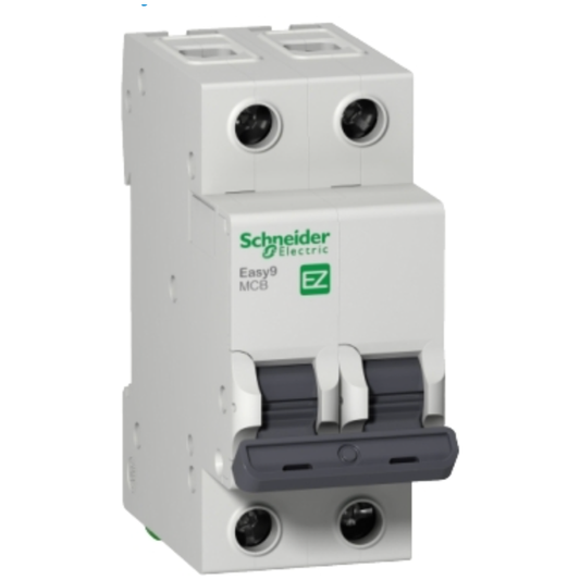 EZ9F53210 2P 10A 3KA C Curve Breaker Easy9 - Online Electrical