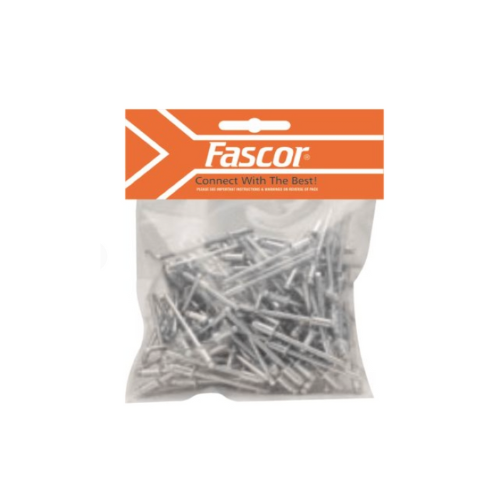 4.8mmx15mm Large Flange Pop Rivets per Packet 100 FAS4815LF