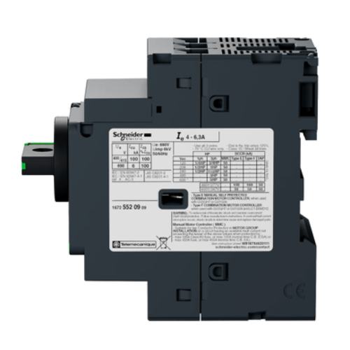 GV2L10 Motor Circuit Breaker Magnetic 6.3A