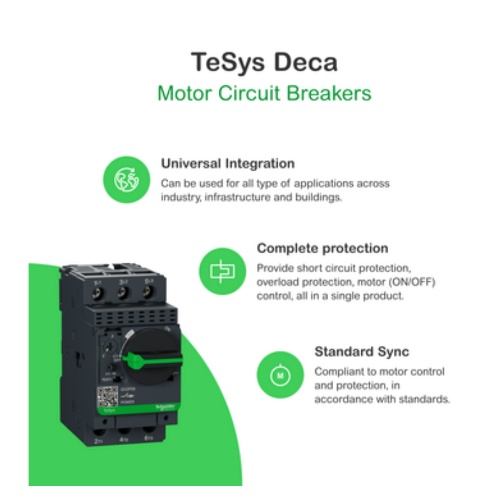 GV2L14 Motor Circuit Breaker Magnetic 10A