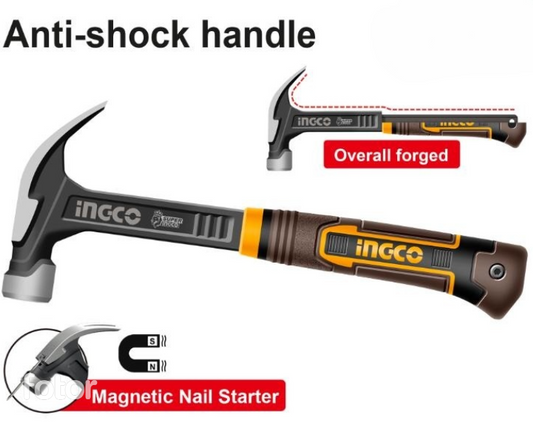 HCH81016 CLAW HAMMER 450G F/GLASS CARBON