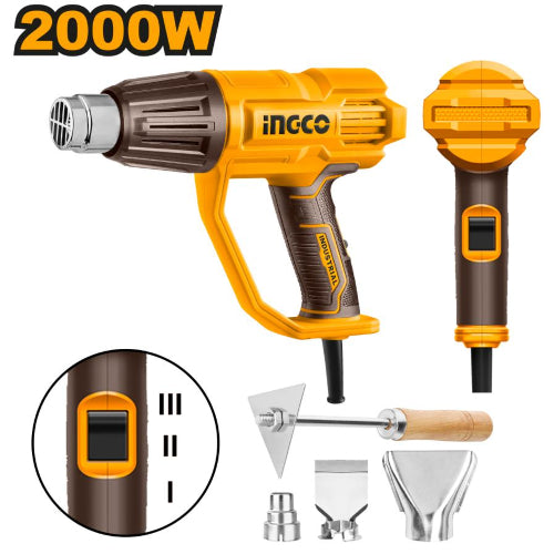HG200078 Heat Gun 2000W + Accessories