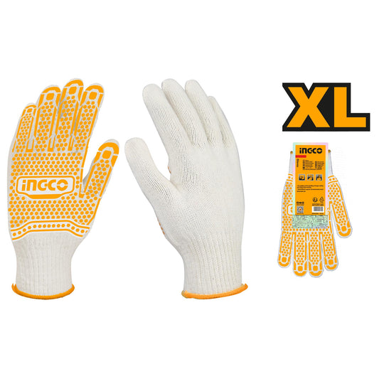 HGVK05 Glove Knit PVC Dot M/DUTY XL