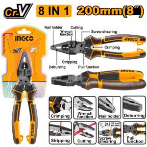 HMFCP28200 8in1 COMBINATION PLIER 200MM