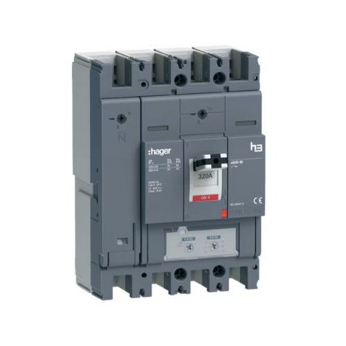 HMJ321DR 202-320A 4P 50kA Adj. Moulded Case Circuit Breaker - Online Electrical