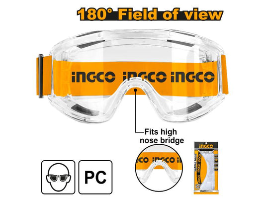 HSG10 Safety Goggles Wide View PVC
