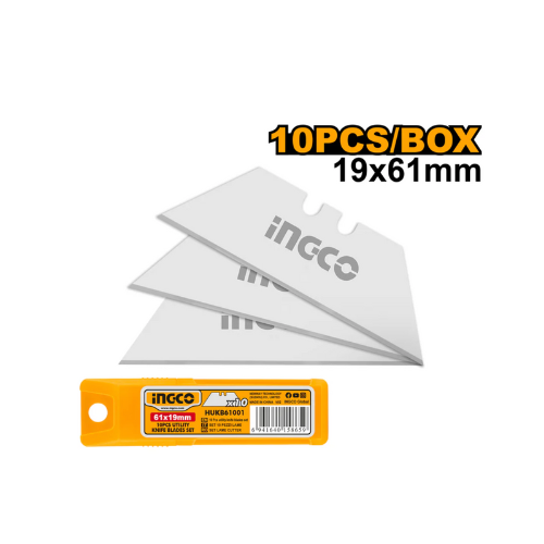 HUKB61001 10PCE Blade Set 61X19MM