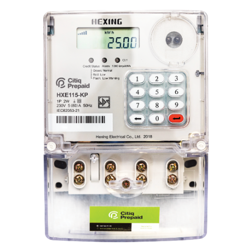 HXE115KP Prepaid Residential Electrical Meter - Online Electrical